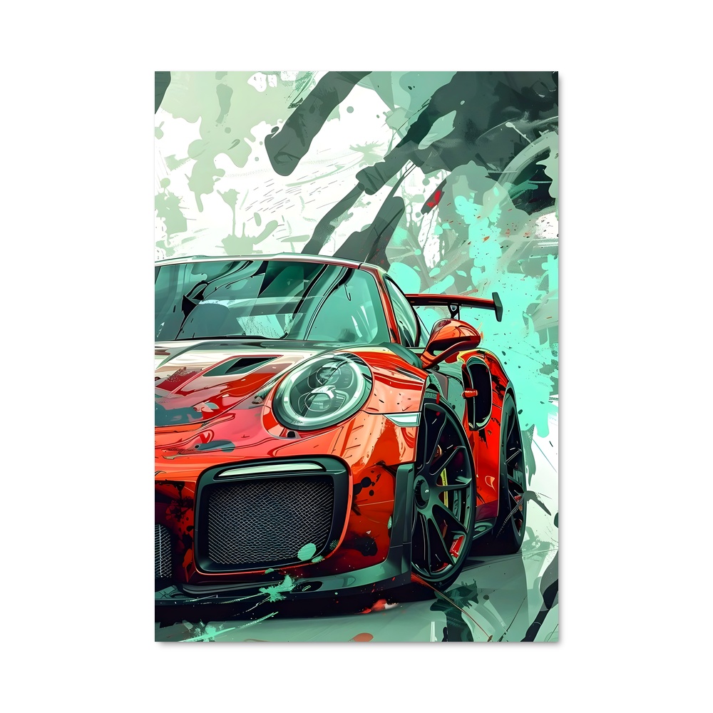 Poster Éclatant GT3